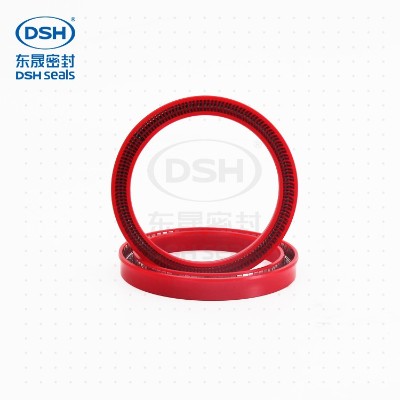 红PTU液压气缸孔轴两用泛塞封-弹簧蓄能密封圈 弹簧蓄能密封圈