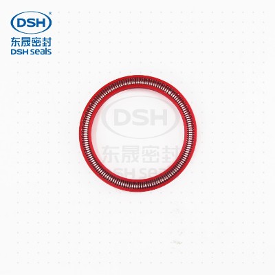 红PTU液压气缸孔轴两用泛塞封-弹簧蓄能密封圈 弹簧蓄能密封圈
